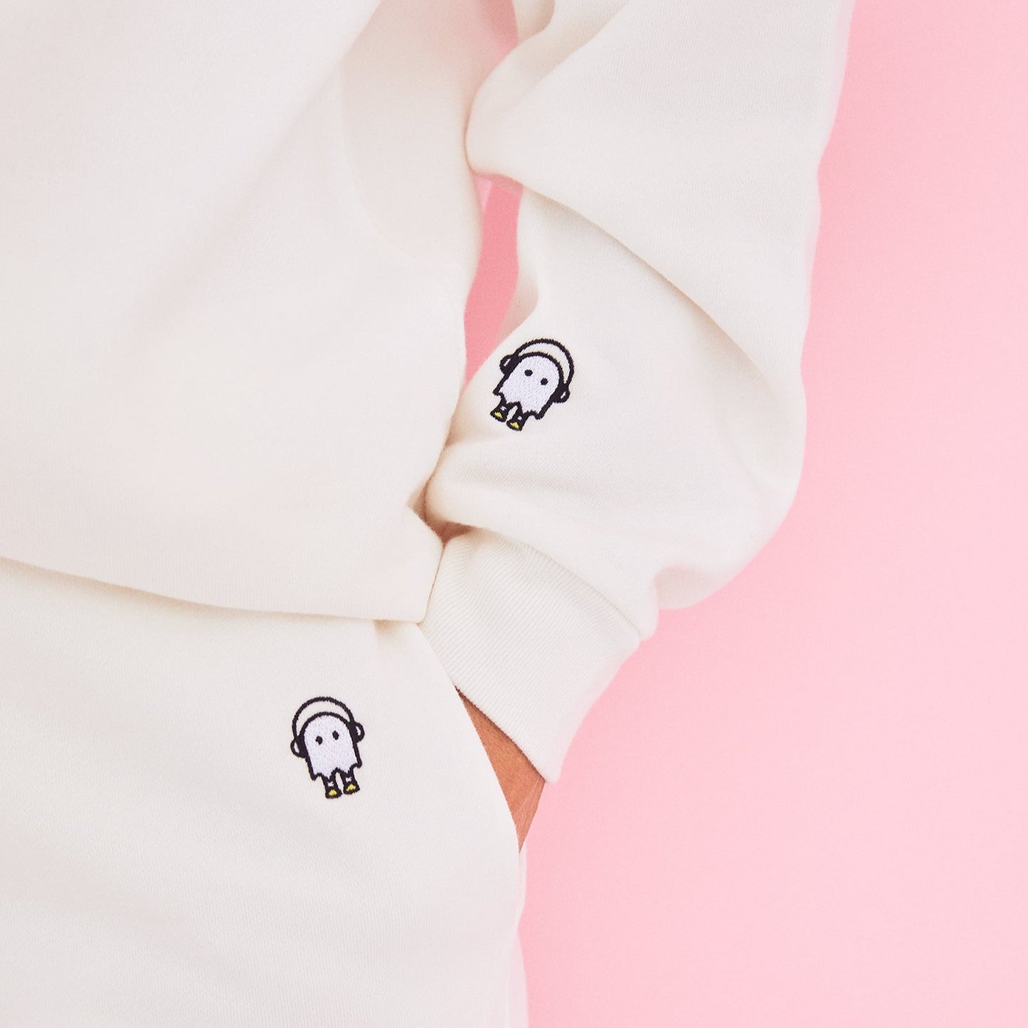Cream Oversized Joggers