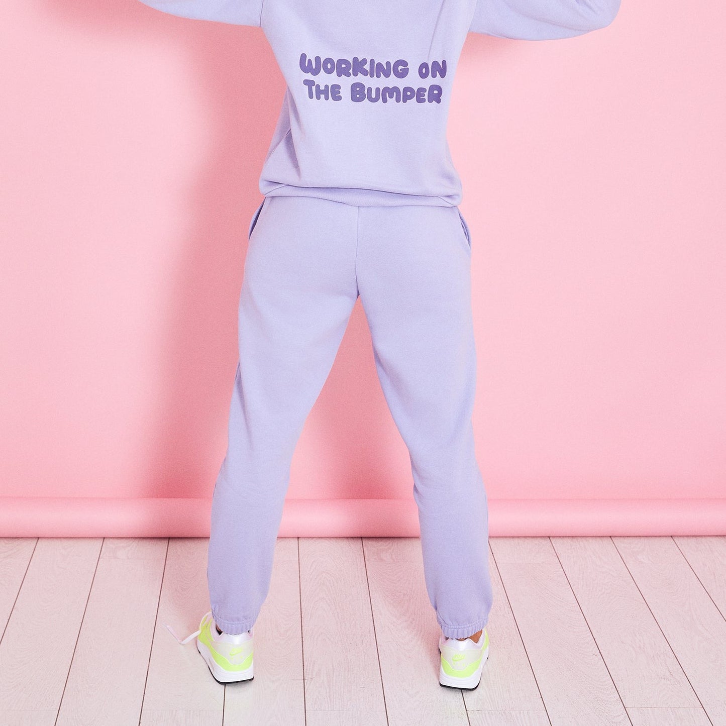 Purple Oversized Joggers