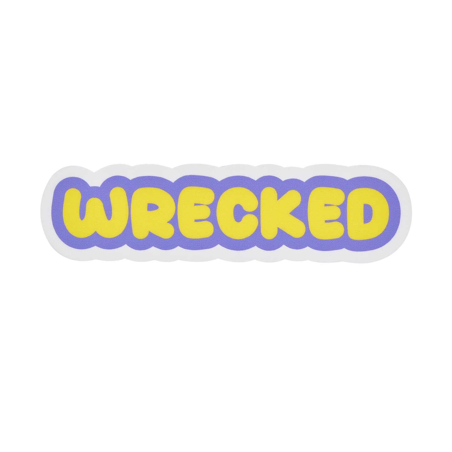 Wrecked Sticker